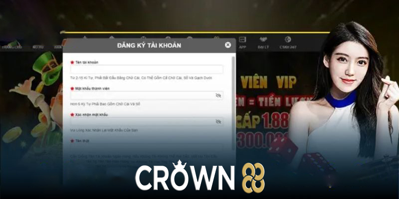 Đăng ký Crown88 | Mở ra cánh cửa đến những giây phút thú vị